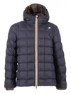 K-way Quilted Jacket In Blue