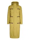K-way R&d 4.0 3l Effol Zip Hooded Coat In Yellow