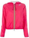 K-way R&d Hooded Windbreaker In Pink