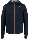 K-way R&d Logo-patch Zip-up Jacket In Gray