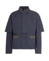 K-way R&d Zip-fastening Pocket Jacket In Blue