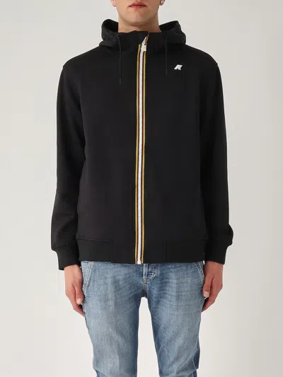 K-way Rainer Spacer Sweatshirt In Black