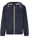 K-way Rd Claude 1965 Lightweight Hooded Jacket In Blue