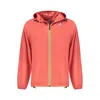 K-way Man Jacket Tomato Red Size L Polyamide In Orange