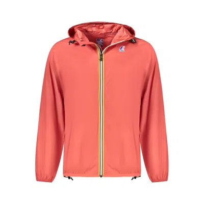 K-WAY RED POLYAMIDE MEN JACKET