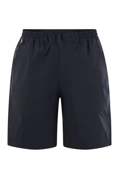 K-way Remisen - Shorts In Technical Fabric In Blue