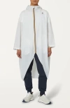 K-way Rennes Waterproof Packable Rain Poncho In White