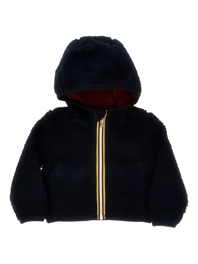 K-way Zip-up Reve Hooded Sweater In Black