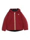 K-way Hooded Zip-up Jacket In Red