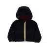 K-way Reversible Downjacket In Sherpa Fabric Kids In Blue