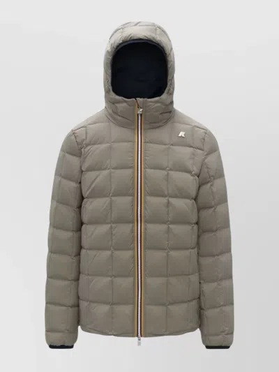K-way Reversible Hooded Long Sleeve Jacket In Green