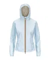 K-way Reversible Hooded Zip-up Jacket In Blue