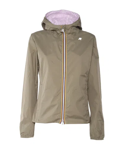 K-way Reversible Hooded Zip-up Jacket