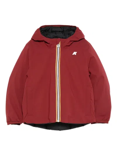 K-WAY REVERSIBLE HOODED ZIP-UP PADDED JACKET