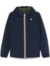 K-way Jack Stretch Dot Jacket In Blue