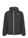K-way Reversible  Jacket In Black