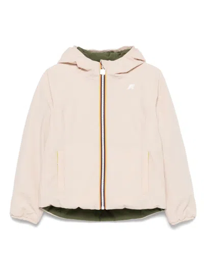 K-way Kids' Reversible Jacket In Pink