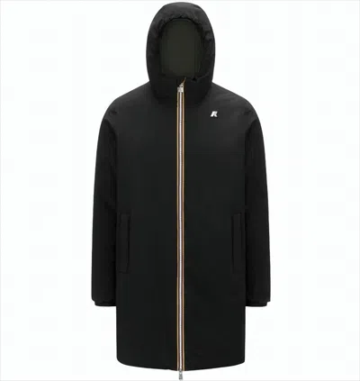 K-way Reversible Medium Warmth  Coat In Black