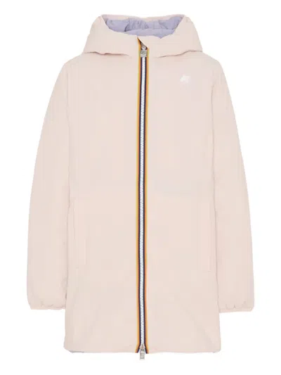 K-way Reversible Padded Hooded Jacket In Neutral