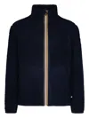 K-way Pascal Sherpa Polar Double Blue Depth Jacket In Blue