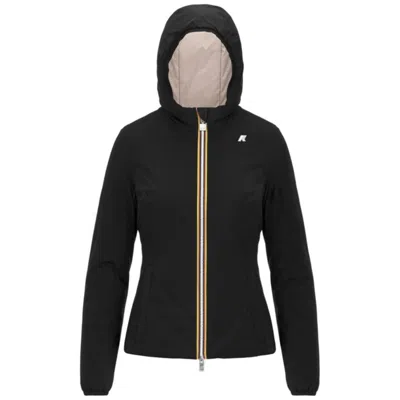 K-WAY REVERSIBLE SLIM FIT JACKET WITH WATERPROOF AND WINDPROOF SIDES