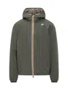 K-way Reversible Waterproof Jacket With Hood In Multi
