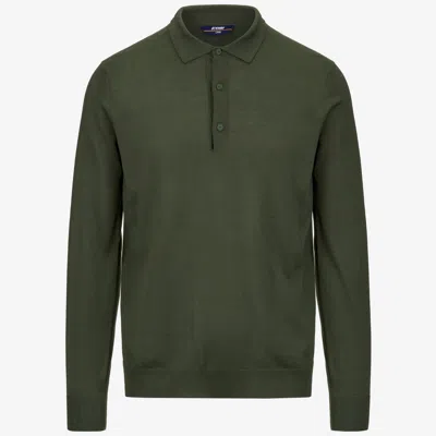 K-way Rey Wool Merino Blend In Green