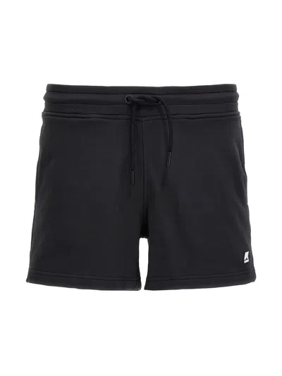 K-way Rika Bermuda Shorts In Usy Black Pure