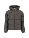 K-way Ripstop Down Jacket In Gray