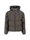 K-way Ripstop Down Jacket In Gray