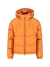 K-way Quill Thermo Light Ripstop Puffer Jacket In Orange