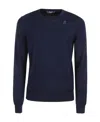 K-way Round Neck Pullover Sweater In Black