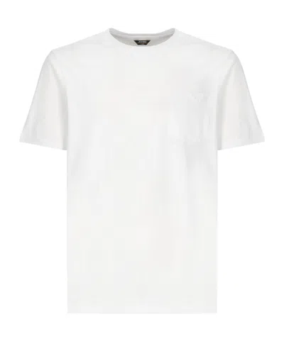 K-way Round Neck Short Sleeve T-shirt In White