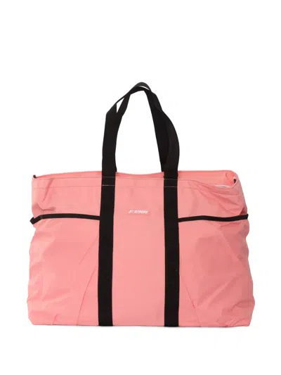 K-way Saint Malo Tote Bag In Pink