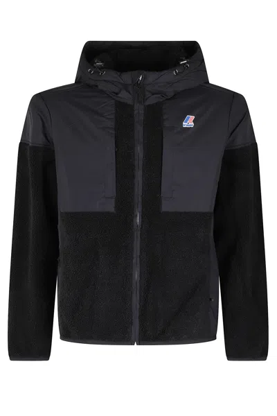 K-way Samson 4.0 Orsetto Full Zip Hoodie In Black