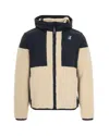 K-way Samson 4.0 Teddy Bear Jacket In Blue In Multi