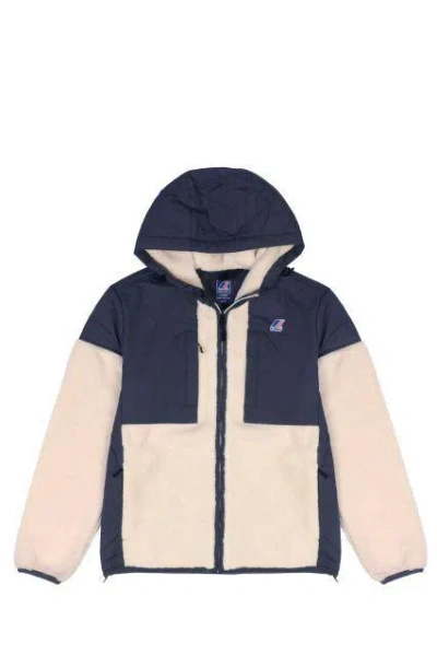 K-way Samson 4.0 Teddy Fleece Jacket In Blue