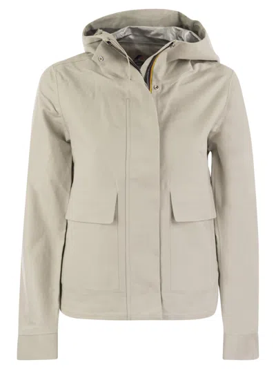 K-way Sarthe - Hooded Jacket In Ice