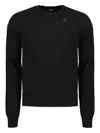 K-way Sebastien Crewneck Pullover In Black