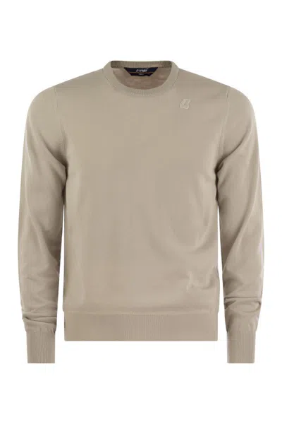 K-WAY K-WAY SEBASTIEN - CREWNECK COTTON SWEATSHIRT