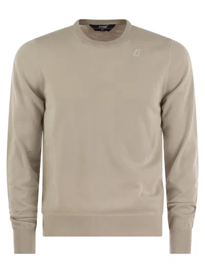 K-WAY SEBASTIEN - CREWNECK COTTON SWEATSHIRT