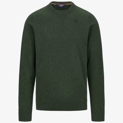 K-way Sebastien Lambswool In Green