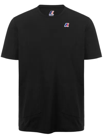 K-way Short-sleeve T-shirt In Black