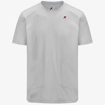 K-way Seril Travel T-shirt In Grigio Chiaro