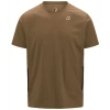 K-way Seril Travel Tee Brown Corda In Brown