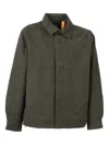K-way Shary Overshirt In Corduroy In Green