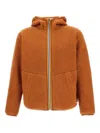 K-way Jack Sherpa Polar Double Jacket In Orange