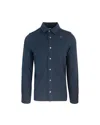 K-way Camicia Timothee Pique Blu In Blue