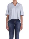 K-way Shirts Blue In Blu Blu E Verdi