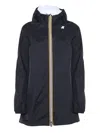 K-way Sophie Mid-length Down Jacket In Black